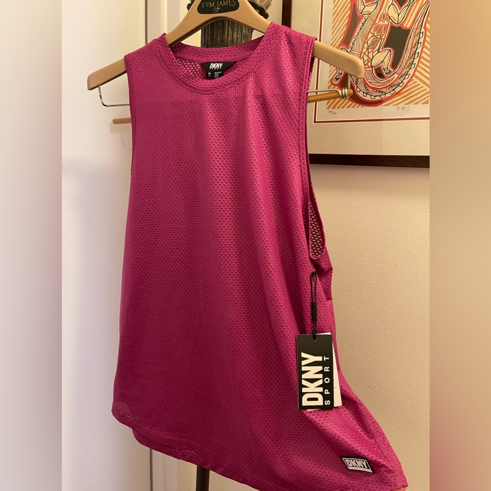 DKNY mesh-like tank.
